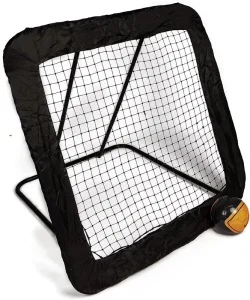 Football Rebounder Goal Rebound Net Adjustable Pitch Back Trainer Baseball and Softball Training Equipment 130 cm