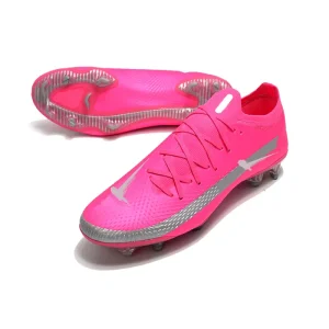 Football Soccer Shoes for Men Breathable Mesh Upper Durable PVC