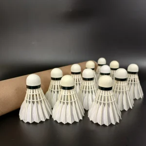 For DR 10 Professional Goose Straighten Feather PU Cork Head 2 Layer High Durability Stable Sport Badminton