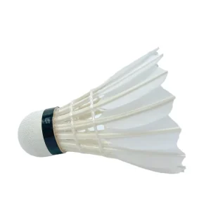 For Master No.7 Class a Goose Feather Badminton Shuttlecock with PU Cork Head 12 Pack for Tournaments