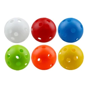 Free Sample Pickleball Balls Indoor 26 Holes USAPA Approved High Quality PE Material Durable Plastic Floorballs Beach Ball Set