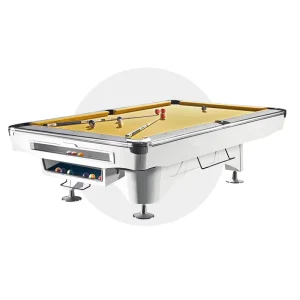 French Nine Ball Table Style 9ft Snooker Pool Billard Table Sixth Fifth Fourth Generation Commercial Billiards Use Slate