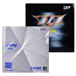 Friendship 729 Cross Series Pimples Red Black Light Sponge Table Tennis Rubber 42 48 Hardness I.T.T.F Certified with Low MOQ
