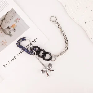 Fruit Charm Bag Chain Woven Carabiner for Handbag Purse Backpack Luggage Keychain Accessories