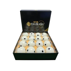 Full Case White Crystal Material Pool Balls Standard Size Complete Set Non Customized From Guangdong for Billiard Clubs