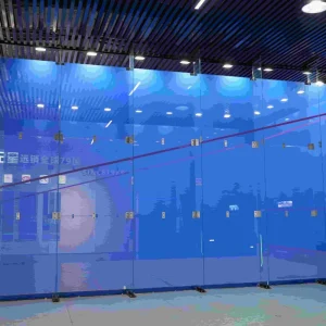 Full Glass Panorama Portable Squash Court Professional Training Entertainment Indoor Sports Equipment