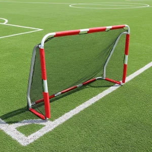 Full Size Dia 32mm Steel Tube Soccer Goal Training Practice Net Equipment Court Equipment Pop-up Soccer Goal