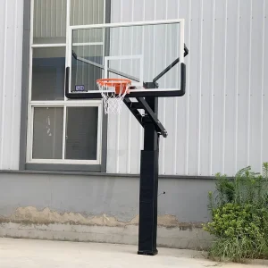 Full Size Height Adjustable Inground Outdoor Indoor Basketball Stand Basketball Hoop with Padding
