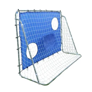 Full Size Lightweight Steel Football Goal Super Strong Court Equipment Accessory