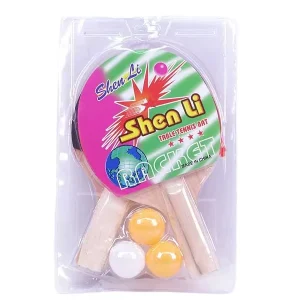 Funny Ping Pong Racket Set Toys Sport Toys Wooden Table Tennis Bat for Kids