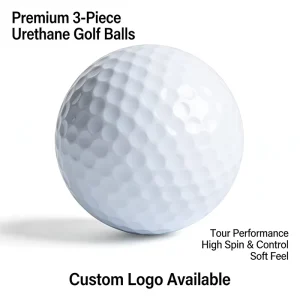 GOLF Factory Urethane Golf Ball Custom Logo Tournament Ball 3 Layers Soft Ball With Private Label