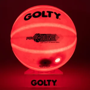 GOLTY LED 3001 Size 7 Weight 580-620G and Circumference 750-780MM with Light up Luminous Glow in the Dark Basketball