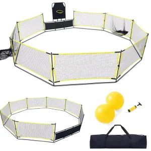 Gaga Ball Pit Foldable Indoor Outdoor Play & Competition for Kids for School Camp or Home Use