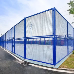 Galvanized Outdoor Fence Net for Stadium Basketball Court Playground and Soccer Field Protective Barrier