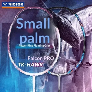 Genuine Carbon Fiber Badminton Racket Small Falcon Offensive Single Racket Assault Falcon HAWK PRO Amateur Slightly Firm