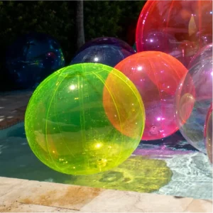 Giant Inflatable Beach Balls PVC Colorful Pool Party Floating Balls Summer Beach Custom Logo Print OEM
