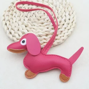 Gift Dachshund Charms Dog Shaped Handbag Charms Key Car Charms Pendants