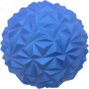 Gray PVC Half Pineapple Ball 16.5×8.5cm Sensory Integration Yoga Fitness