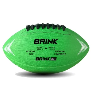 Green Junior Size Custom Made American Football Premium American Football