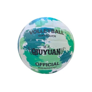 Green Moisture Absorbing Thermal Bonded Size 5 Adults Training Volleyball Premium PU Lightweight Slip Resistant Durable