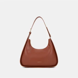 Guangzhou Factory Customized Solid Color Shoulder Bag Private Label PU Women’s Shoulder Bag
