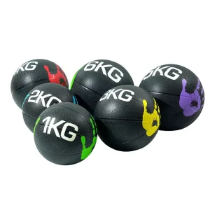 Gym Customized Logo 1-10Kg Fitness Rubber Medicine Ball 5 Kg 10Kg Bouncing Manufacturer Gym Medicine Ball