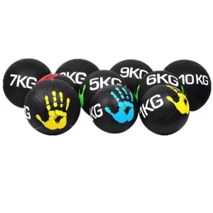 Gym Exercise Balls Rubber Medicine Ball 1KG to 10KG for Strength Training