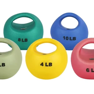 Gym Fitness Medicine Ball with Single Grip Weighted Toning Ball for Strength Training