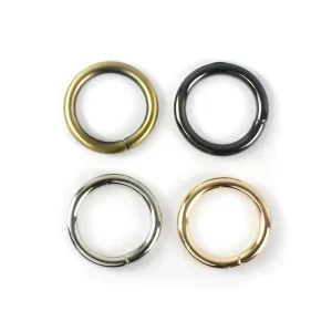 H2 1 26mm Alloy O Ring Buckle Customized Round O Shape Ring Luggage Bag Hardware for Handbag Strap Circle Buckles Fitting
