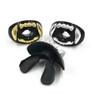 HC Custom Color American Football Mouth Guard Rugby Lip Guard Sports Mouthguard Print Boxing Gum Shield Mouthpiece