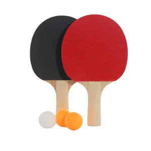 HT 01 Wood Table Tennis Rackets Ping Pong Set with Light Tip Heavy Handle for Enthusiasts