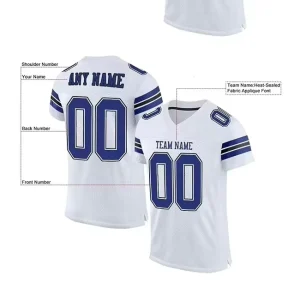 HUAYI New Arrivals Men Embroidered American Football Jersey All Team Rugby Shirts