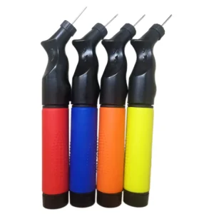 Hand Air Pump for Soccer Ball Balloon Inflator Mini Double Action Pump