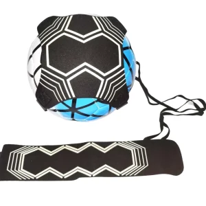 Hands Free Solo Soccer Trainer Portable Plastic Design Fits Ball Kick Trainer with Widened Side Waist Protection