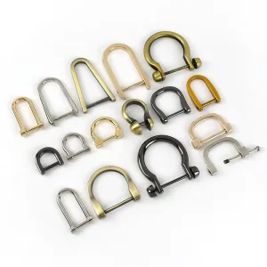 Hanger Hook Clasp Handle Connector Handbag Hardware Accessories Detachable Screw D Buckle