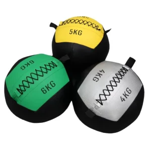 Heavy Duty 1-15KG PU PVC Soft Medicine Ball Anti-Burst Durable Design Eco-Friendly Portable for Strength Training