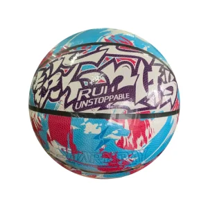 Heavy Duty Adjustable Height Art Custom Logo Basketball