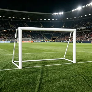 Heavy Duty Aluminum Soccer Goal Standard Size Football Net for Professional Training
