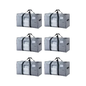 Heavy Duty Moving Bag With Reinforced Handles Extra Large Storage Totes For College Dorm Waterproof Woven Packing Bag XL Size
