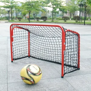 Heavy Duty Steel Foldable Soccer Goal Portable Football Goal Hockey Goal Quick Setup Design for Indoor Outdoor Training Matches
