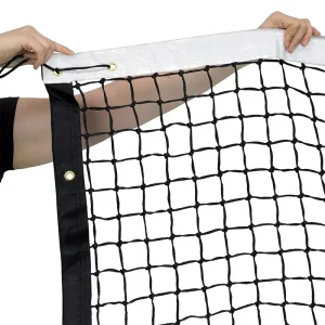 Heavy Duty UV Resistant Tearproof Easy Install Standard Size Tennis Net for Outdoor Court Training Game