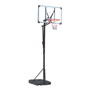 Height Adjustable Basketball Hoop Stand Portable Baketballl Rim Outdoor Basketball Goal Net