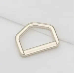 Hexagonal D shaped Buckle Clothing Accessories Triangle Hanging Buckle Pet Bag Buckle