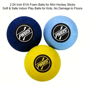 High Density EVA Hockey Foam Balls Custom Printed Logo Soft Safe Indoor Mini Kids Hockey Toy Foam Balls