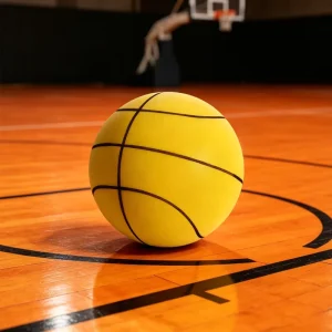High Density PU Silent Basketball with PU Foam, 18 cm 21 cm 24 cm Sizes, for Kids Indoor Training