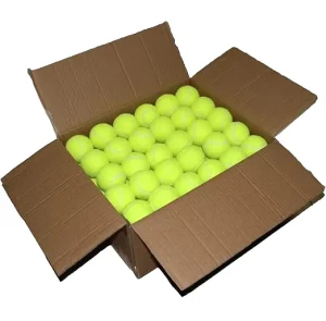 High Elastic Durable ITF Certified Pressurized Tennis Balls Custom Logo Printed Wool Rubber Bulk Training Sports