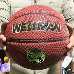 High End Water Absorbing PU Size 7 Professional Basketball Innovate PU Leather for Sports Training Match