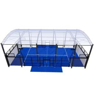 High Fire Resistance PVC Fabric Coated Clear Span Tent 5m Bay Indoor Padel Court Sports Equipment for Tennis