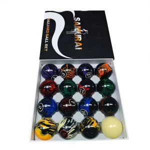 High Gloss Crystal Pool Table Balls Complete Set (One Size)