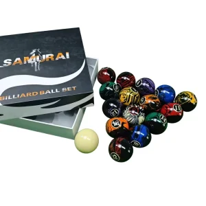 High Gloss Crystal Pool Table Balls Complete Set with Cue Ball (One Size) Guangdong Model 9